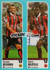 Sticker Younes Belhanda / Mario Balotelli