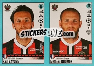 Sticker Paul Baysse / Mathieu Bodmer - FOOT 2016-2017 n. 652 - Panini