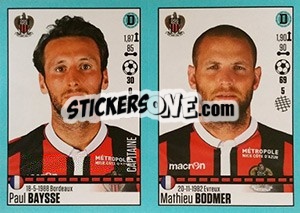 Sticker Paul Baysse / Mathieu Bodmer - FOOT 2016-2017 - Panini