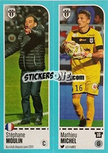 Cromo Stéphane Moulin / Mathieu Michel - FOOT 2016-2017 n. 8 - Panini
