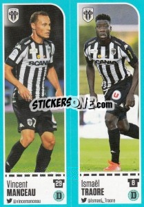 Sticker Vincent Manceau / Ismaël Traore - FOOT 2016-2017 - Panini