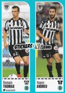 Cromo Romain Thomas / Yoann Andreu - FOOT 2016-2017 n. 12 - Panini