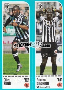 Sticker Gilles Sunu / Famara Diedhiou - FOOT 2016-2017 n. 18 - Panini