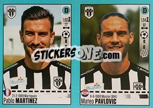 Cromo Pablo Martinez / Mateo Pavlovic - FOOT 2016-2017 - Panini