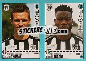 Figurina Romain Thomas / Ismaël Traore - FOOT 2016-2017 - Panini