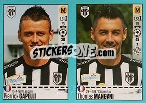 Sticker Pierrick Capelle / Thomas Mangani - FOOT 2016-2017 n. 30 - Panini