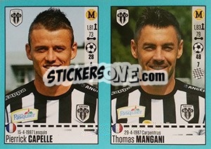 Figurina Pierrick Capelle / Thomas Mangani - FOOT 2016-2017 - Panini