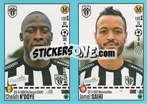 Sticker Cheikh N'Doye / Jamel Saihi - FOOT 2016-2017 n. 32 - Panini