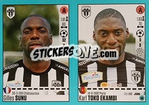 Cromo Gilles Sunu / Karl Toko Ekambi - FOOT 2016-2017 - Panini