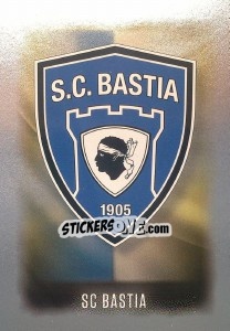 Sticker écusson Bastia - FOOT 2016-2017 n. 45 - Panini