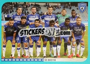 Sticker équipe Bastia - FOOT 2016-2017 - Panini