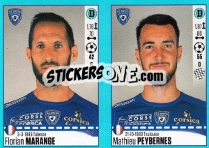 Figurina Florian Marange / Mathieu Peybernes - FOOT 2016-2017 n. 68 - Panini