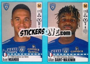 Sticker Axel Ngando / Allan Saint-Maximin - FOOT 2016-2017 - Panini