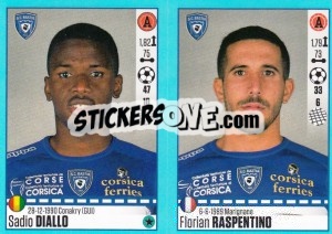 Figurina Sadio Diallo / Florian Raspentino - FOOT 2016-2017 n. 84 - Panini