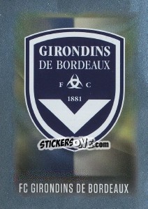 Sticker écusson Bordeaux - FOOT 2016-2017 - Panini