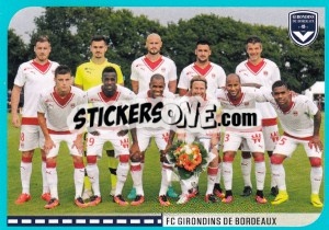 Sticker équipe Bordeaux - FOOT 2016-2017 n. 88 - Panini