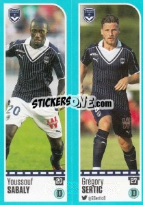 Sticker Youssouf Sabaly / Grégory Sertic - FOOT 2016-2017 n. 94 - Panini