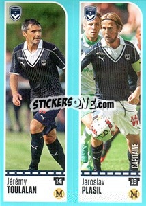 Sticker Jérémy Toulalan / Jaroslav Plasil - FOOT 2016-2017 n. 98 - Panini