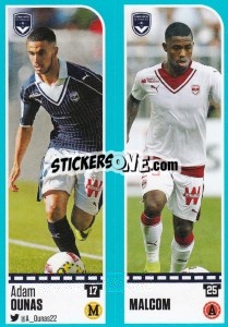 Sticker Adam Ounas / Malcom - FOOT 2016-2017 n. 100 - Panini