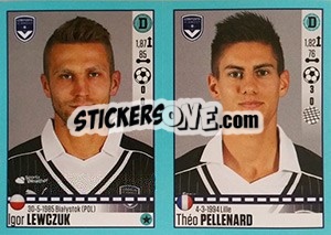 Sticker Igor Lewczuk / Théo Pellenard - FOOT 2016-2017 - Panini