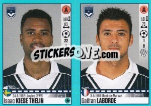 Cromo Isaac Kiese Thelin / Gaëtan Laborde - FOOT 2016-2017 - Panini