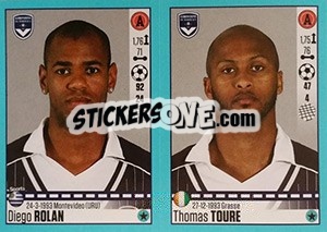 Figurina Diego Rolan / Thomas Toure - FOOT 2016-2017 - Panini