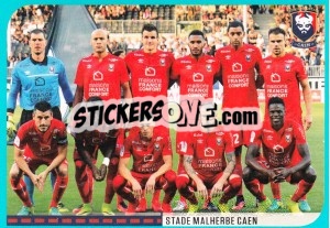Sticker équipe Caen - FOOT 2016-2017 - Panini