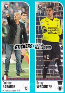 Sticker Patrice Garande / Rémy Vercoutre - FOOT 2016-2017 n. 134 - Panini