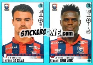 Sticker Damien Da Silva / Romain Genevois - FOOT 2016-2017 n. 150 - Panini