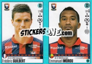 Sticker Frédéric Guilbert / Emmanuel Imorou - FOOT 2016-2017 - Panini