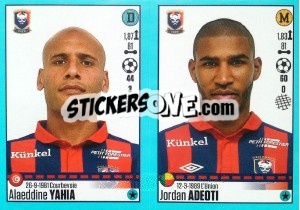 Cromo Alaeddine Yahia / Jordan Adeoti - FOOT 2016-2017 n. 154 - Panini