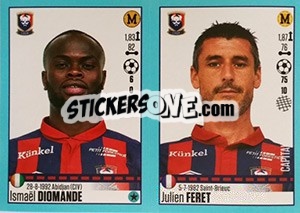 Sticker Ismaël Diomande / Julien Feret - FOOT 2016-2017 - Panini