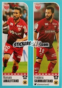 Cromo Romain Amalfitano / Frédéric Sammaritano - FOOT 2016-2017 n. 184 - Panini