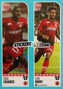 Sticker Júlio Tavares / Loïs Diony - FOOT 2016-2017 n. 186 - Panini