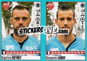 Sticker Baptiste Reynet / Benjamin Leroy - FOOT 2016-2017 n. 188 - Panini