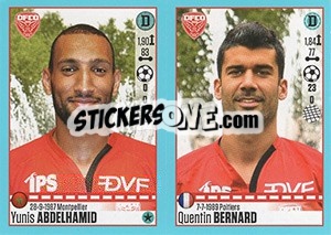 Sticker Yunis Abdelhamid / Quentin Bernard - FOOT 2016-2017 - Panini