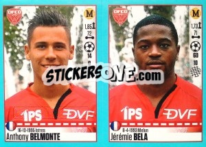 Sticker Anthony Belmonte / Jérémie Bela - FOOT 2016-2017 n. 202 - Panini