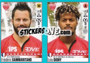 Cromo Frédéric Sammaritano / Loïs Diony - FOOT 2016-2017 n. 208 - Panini