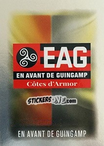 Sticker écusson Guingamp - FOOT 2016-2017 - Panini