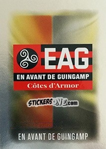 Sticker écusson Guingamp - FOOT 2016-2017 n. 213 - Panini