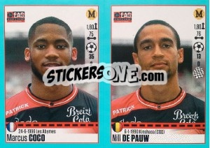 Figurina Marcus Coco / Nill De Pauw - FOOT 2016-2017 - Panini