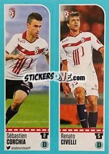 Sticker Sébastien Corchia / Renato Civelli - FOOT 2016-2017 n. 262 - Panini