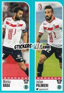 Sticker Marko Basa / Julian Palmieri - FOOT 2016-2017 - Panini