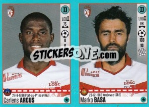 Sticker Carlens Arcus / Marko Basa - FOOT 2016-2017 - Panini