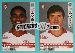 Sticker Franck Beria / Renato Civelli - FOOT 2016-2017 - Panini