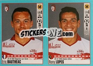 Sticker Eric Bautheac / Rony Lopes - FOOT 2016-2017 n. 284 - Panini