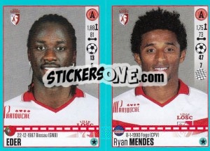 Sticker Eder / Ryan Mendes - FOOT 2016-2017 n. 292 - Panini