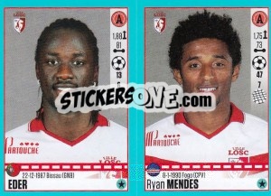 Sticker Eder / Ryan Mendes - FOOT 2016-2017 - Panini