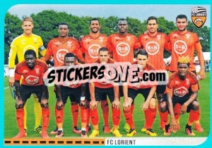 Sticker équipe Lorient - FOOT 2016-2017 - Panini