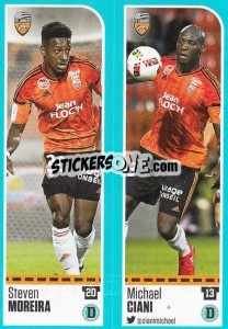 Sticker Steven Moreira / Michael Ciani - FOOT 2016-2017 n. 304 - Panini